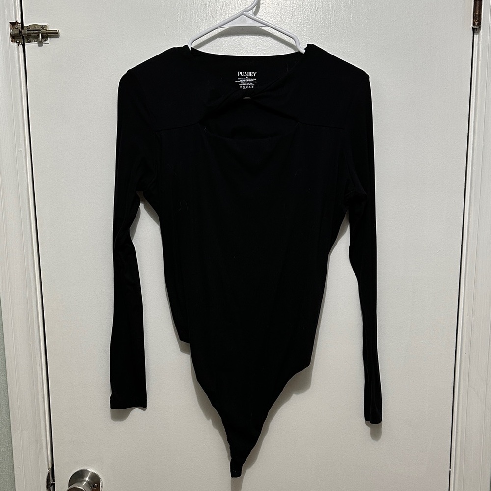 Black Long Sleeve Bodysuit